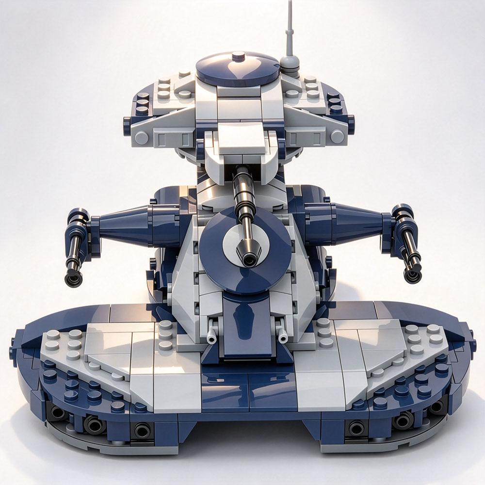 Lego Compatible Military Tank - MOC Classic Star Movie Accessories Military
