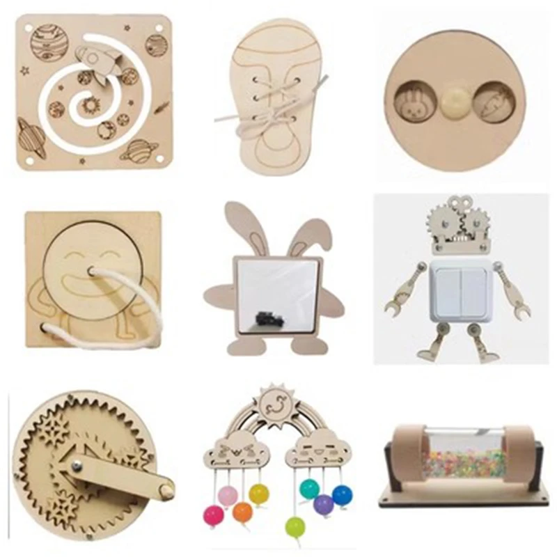 Montessori Busy Board DIY Wood - Montessori Wooden Busy Board Toddler review and price