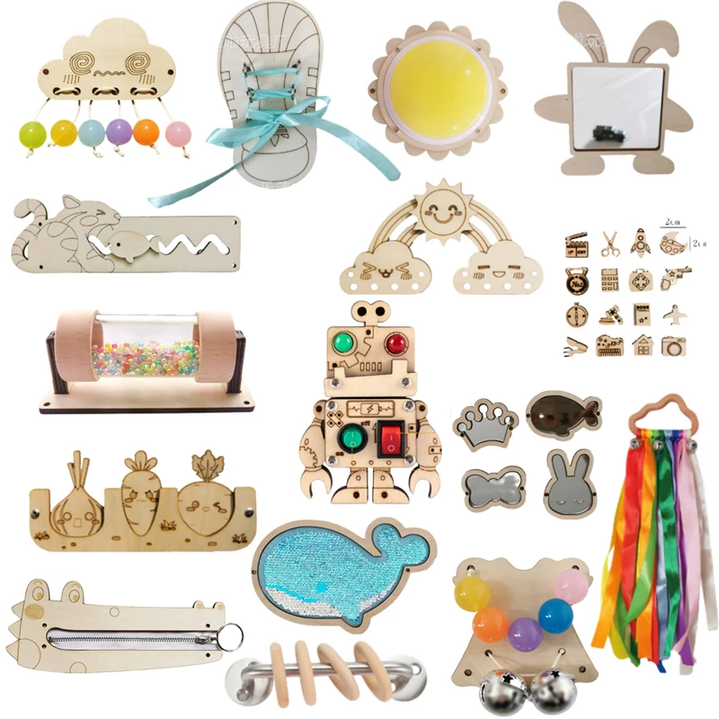 Montessori Busy Board DIY Wood - Montessori Wooden Busy Board Toddler review and price